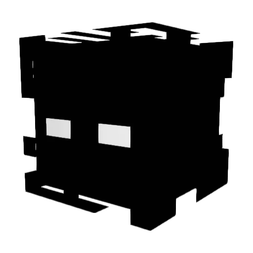 4rostyy Minecraft avatar head, 3D render
