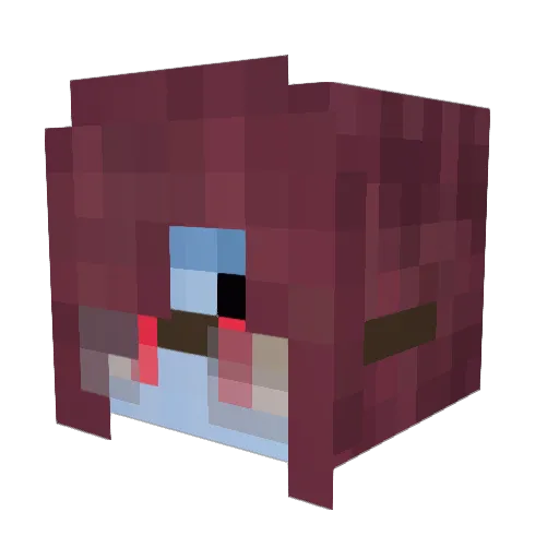 4stiqmatism Minecraft avatar head, 3D render