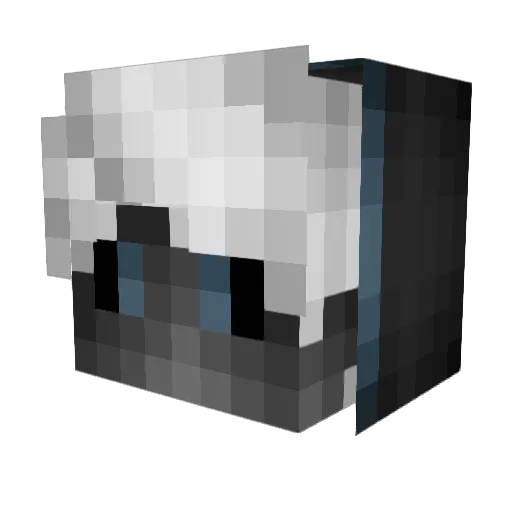 4struM Minecraft avatar head, 3D render