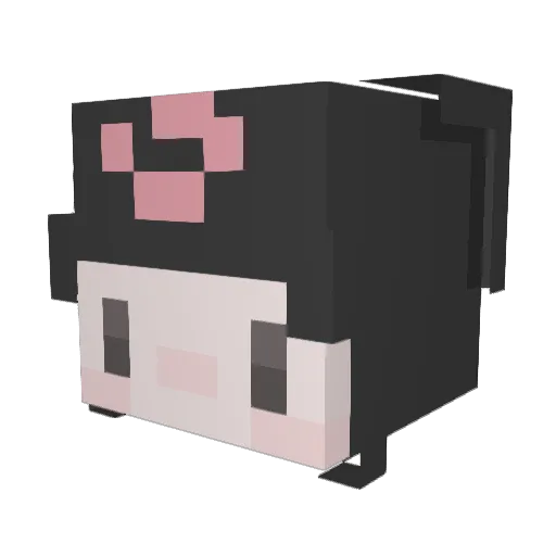 4susie Minecraft avatar head, 3D render