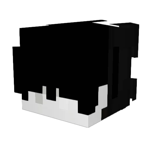 4thStrike Minecraft avatar head, 3D render