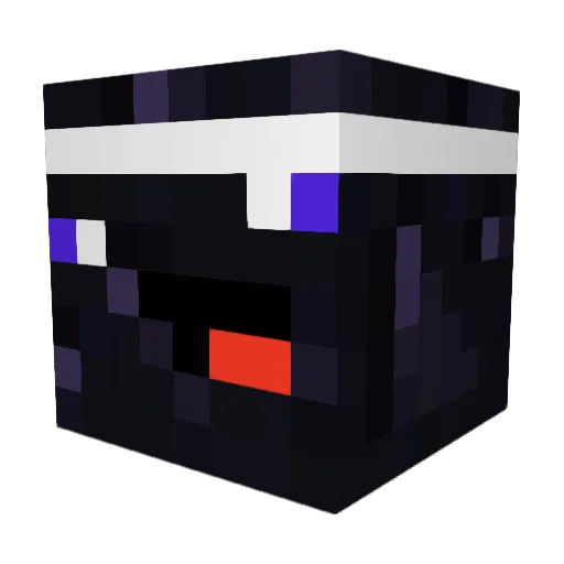 4uatre Minecraft avatar head, 3D render