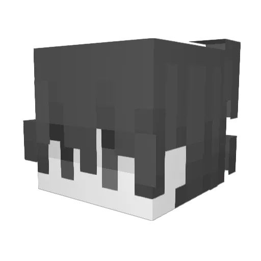 4ugh Minecraft avatar head, 3D render