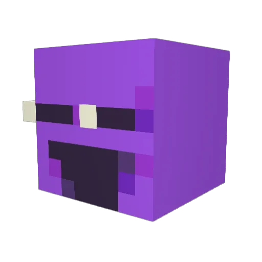 4vva Minecraft avatar head, 3D render