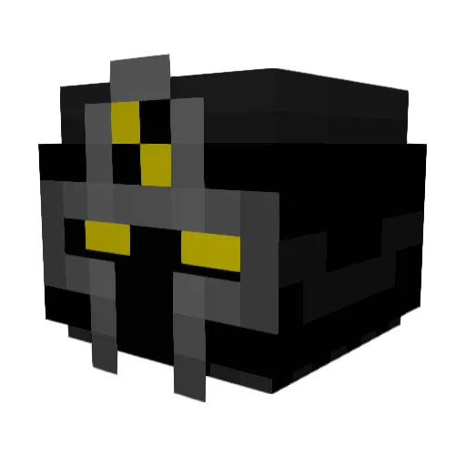 4wheeler2 Minecraft avatar head, 3D render