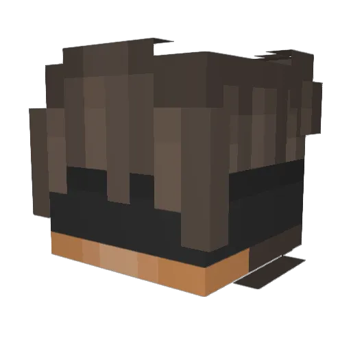 4x5c Minecraft avatar head, 3D render
