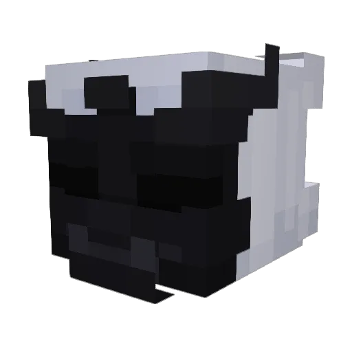 4xqtzz Minecraft avatar head, 3D render