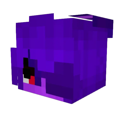 4yellowflash Minecraft avatar head, 3D render
