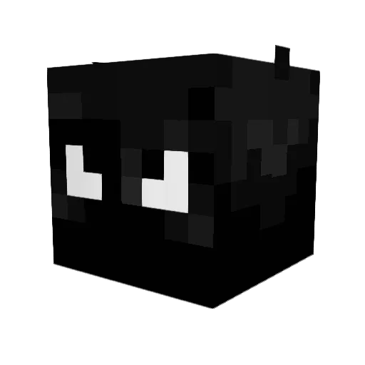 4yv Minecraft avatar head, 3D render