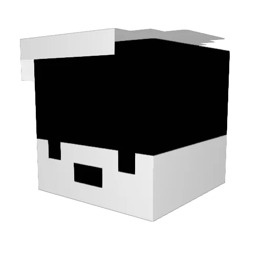 4yyo Minecraft avatar head, 3D render