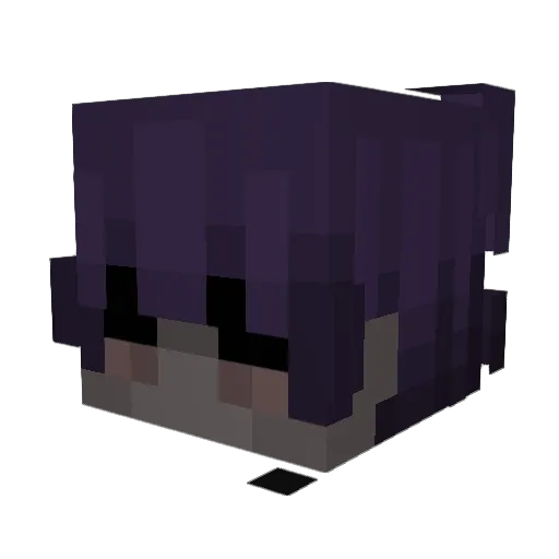 4zf Minecraft avatar head, 3D render