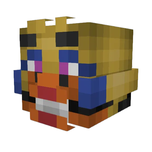 5000chasey Minecraft avatar head, 3D render