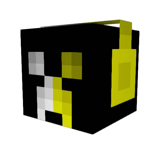 500Chunks Minecraft avatar head, 3D render