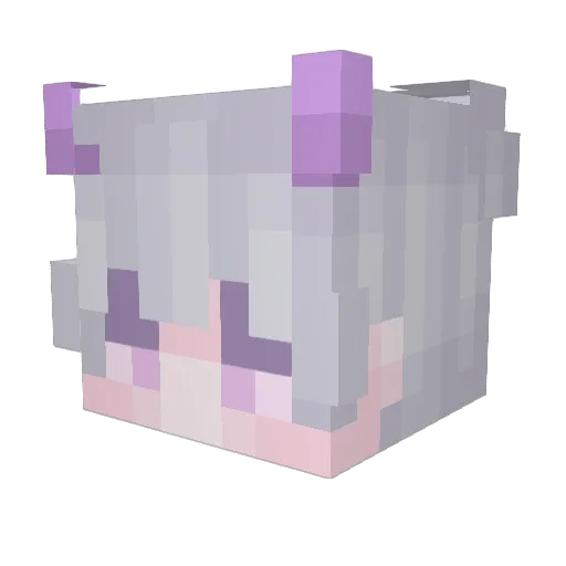 501Legions Minecraft avatar head, 3D render