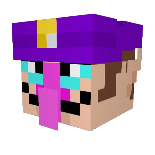 501t Minecraft avatar head, 3D render