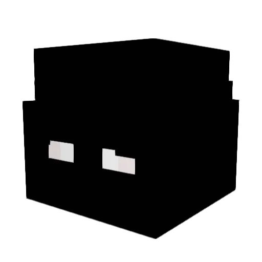505AM666 Minecraft avatar head, 3D render
