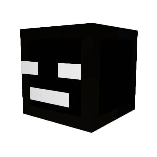 507A Minecraft avatar head, 3D render