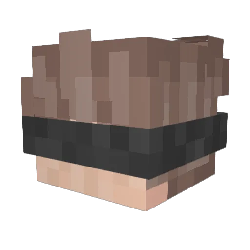 50Noxy Minecraft avatar head, 3D render