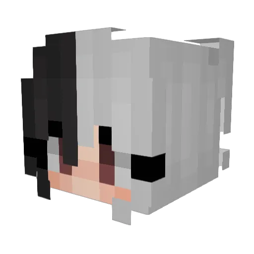50phie_ Minecraft avatar head, 3D render