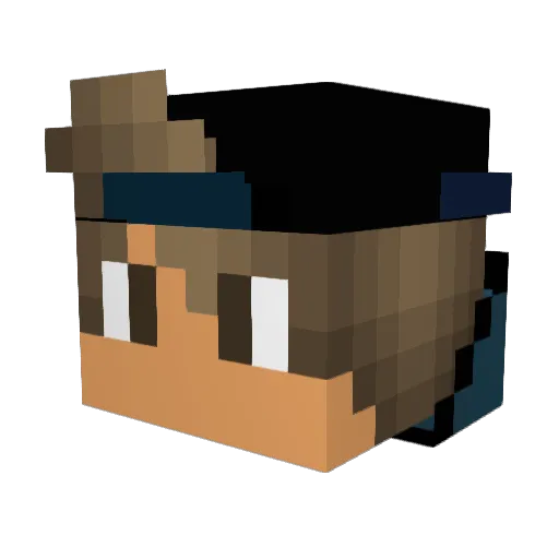 513nd3rm3n103 Minecraft avatar head, 3D render