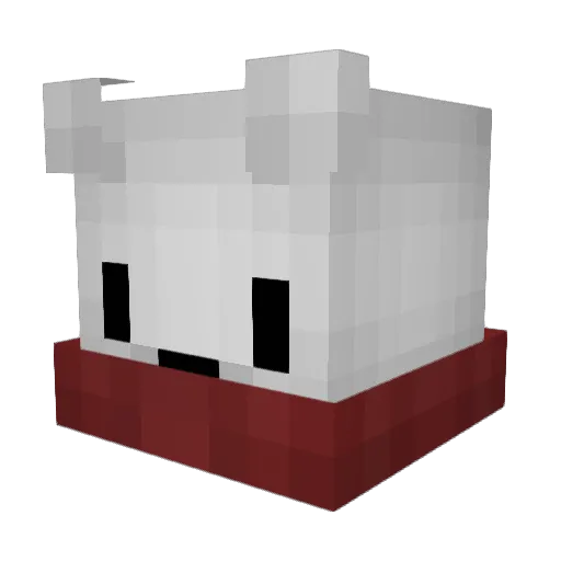 51EGE Minecraft avatar head, 3D render