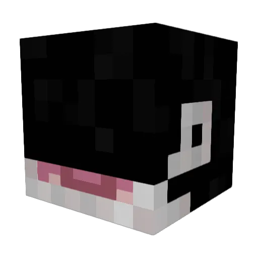 51M37 Minecraft avatar head, 3D render