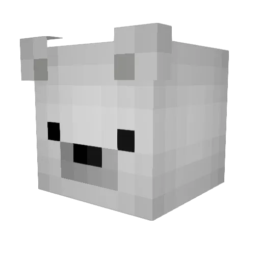 51Prozent Minecraft avatar head, 3D render