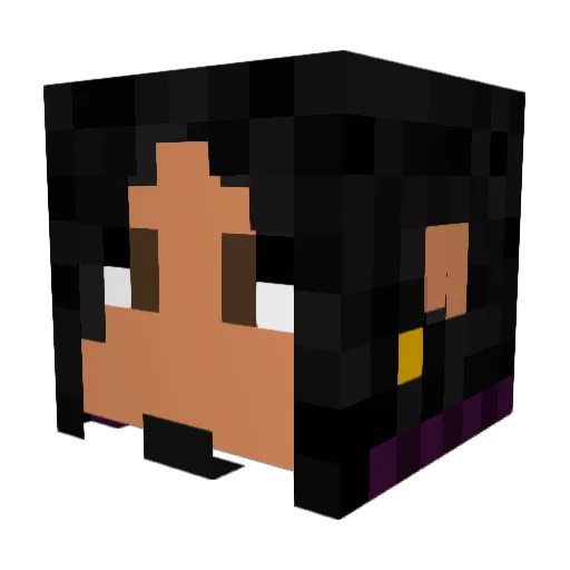 52637 Minecraft avatar head, 3D render