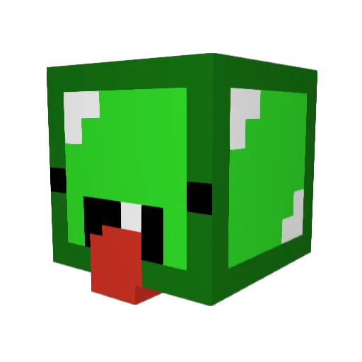 526rocks Minecraft avatar head, 3D render