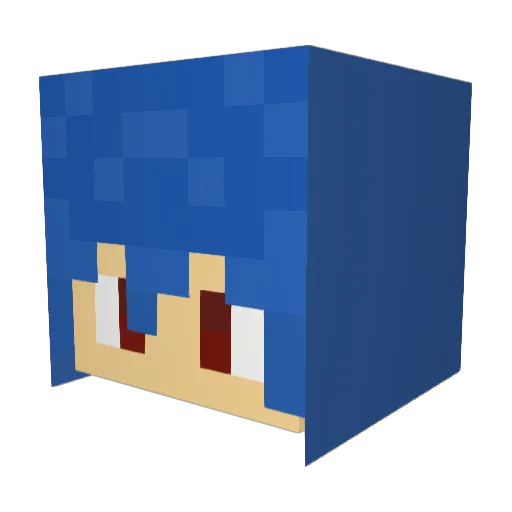 527_bing_chiling Minecraft avatar head, 3D render