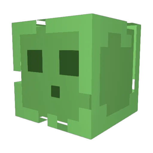 52Cqrds Minecraft avatar head, 3D render