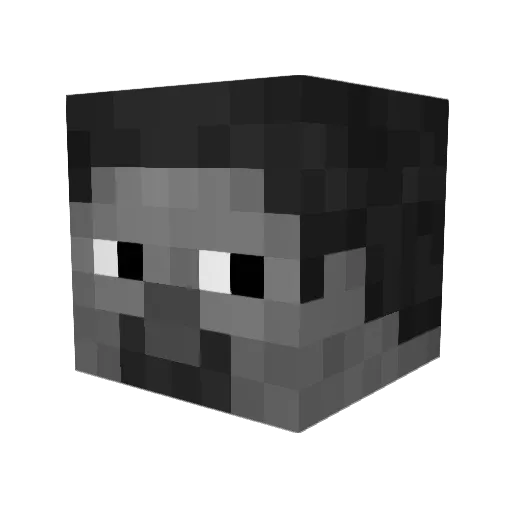 52O Minecraft avatar head, 3D render