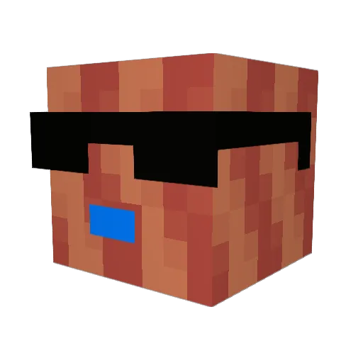 53101 Minecraft avatar head, 3D render