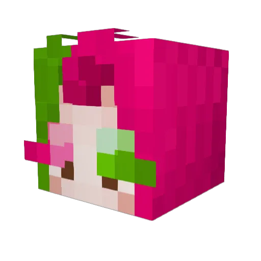 53xyboi Minecraft avatar head, 3D render