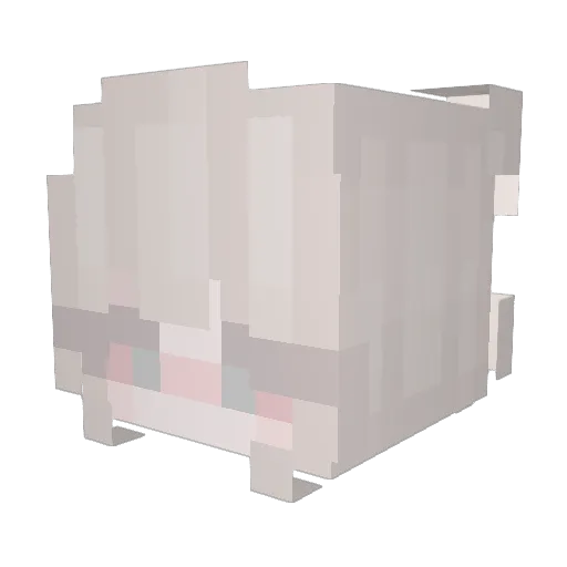 54741 Minecraft avatar head, 3D render