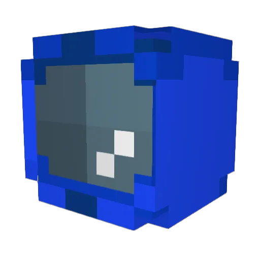 54h1n Minecraft avatar head, 3D render