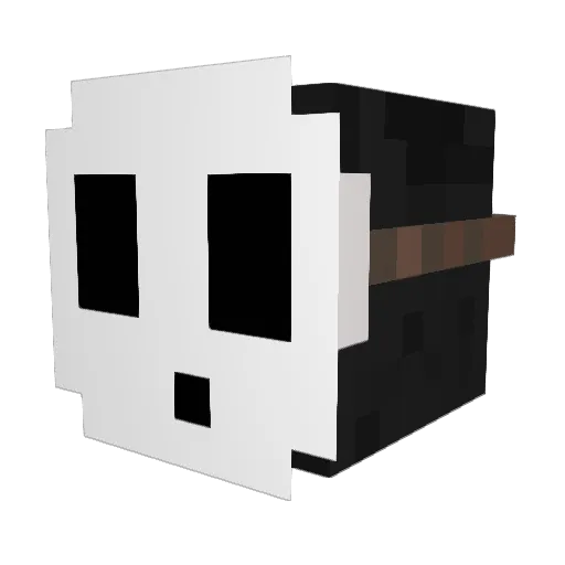 54janek Minecraft avatar head, 3D render