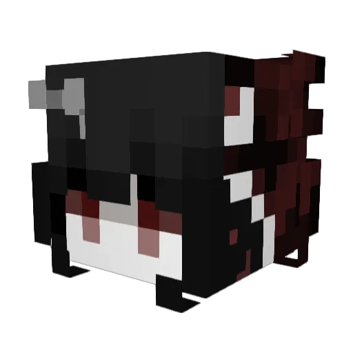 550O Minecraft avatar head, 3D render