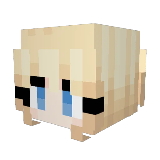 553730 Minecraft avatar head, 3D render