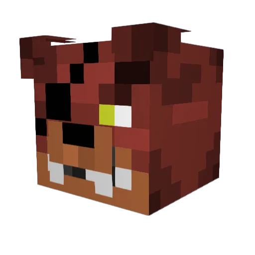 5555five15 Minecraft avatar head, 3D render