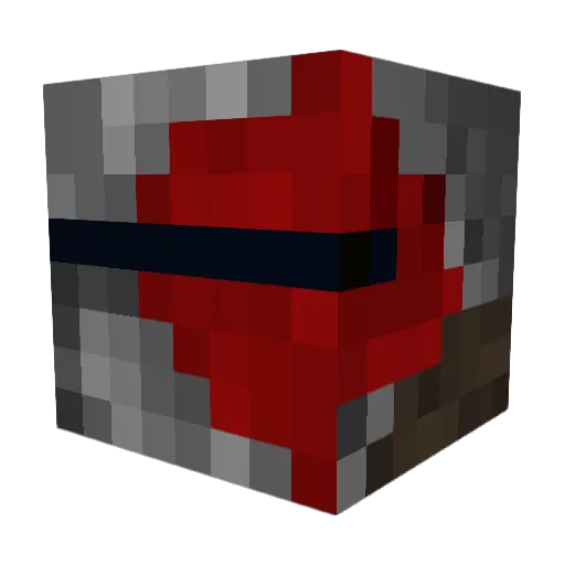 555CHAOS666 Minecraft avatar head, 3D render