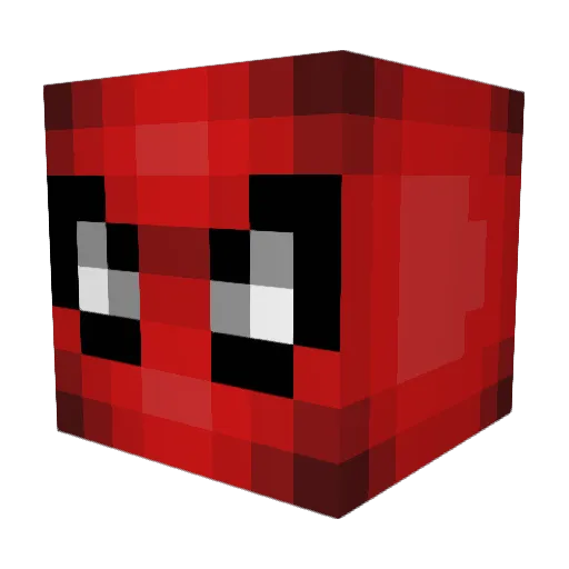 560Yz Minecraft avatar head, 3D render