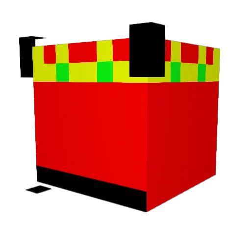567678 Minecraft avatar head, 3D render
