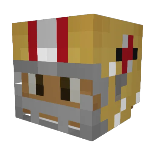 56YardFieldGoal Minecraft avatar head, 3D render