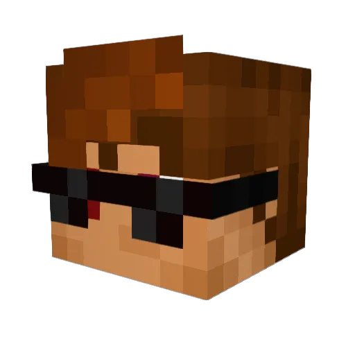 56skids Minecraft avatar head, 3D render