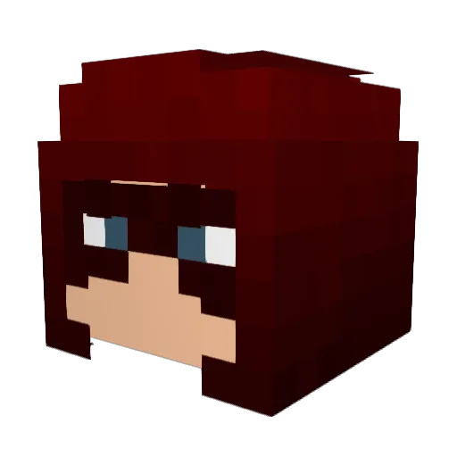 571Javi Minecraft avatar head, 3D render