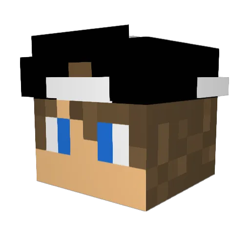 58BeastHunter Minecraft avatar head, 3D render