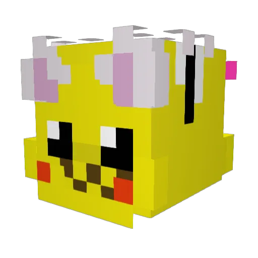 595962 Minecraft avatar head, 3D render