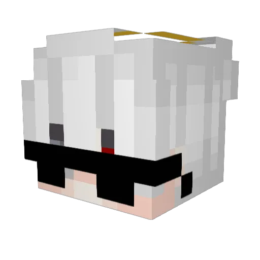 5999cjm2017 Minecraft avatar head, 3D render