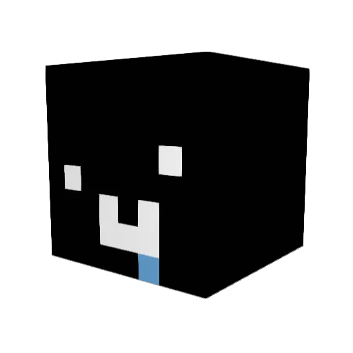 5A3e1 Minecraft avatar head, 3D render
